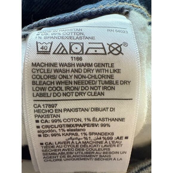 Old Navy High-Waisted Secret-Smooth Pockets O.G. Straight Ankle Jeans Size 26 - Picture 10 of 12